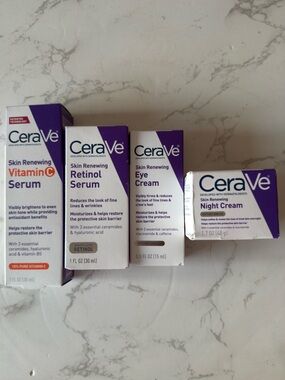 CeraVe Skin Renewing Serum & Cream Set! BUNDLE